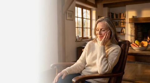 A floral arrangement featuring bright orange lilies and oranges, surrounded by green foliage rich in phytonutrients, presented in a square brown vase.