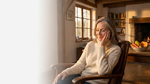 A floral arrangement featuring bright orange lilies and oranges, surrounded by green foliage rich in phytonutrients, presented in a square brown vase.
