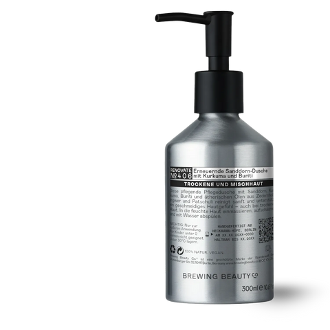 Erneuernde Sanddorn-Dusche