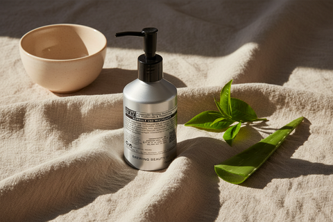 Invigorating Green Tea Face Cleanser - Premium Editorial